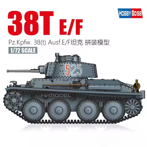 Trumpeter 82956 1/72 Germany Pz.Kpfw.38(t) Ausf.E/F Tank Plastic Model Kit