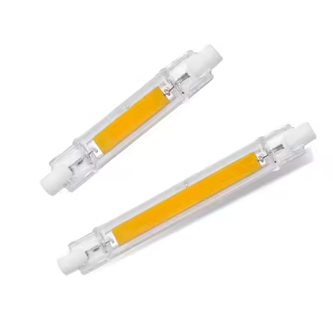 Dimmable Glass tube 15W 20W 30W 40W R7S LED lamp 78mm 118mm 220V COB LED Bulb Light r7s J118 J78 Tub