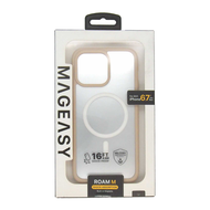 SwitchEasy 魚骨牌 ROAM 手機殼 M(165 x 81 x 12.8mm) 35.6g 奶茶 iPhone 15 Pro Max 1個