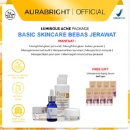 Aura Bright - Luminous Acne Package Paket skincare untuk kulit