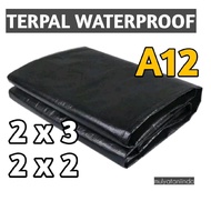 Korean black A12 tarpaulin, size 2x3 3x2 meters