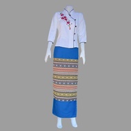 T&amp;KCotton ชุดไทย​ประยุกต์​ผู้​หญิง​ ชุดผ้าฝ้าย​พื้นเมือง​เชียงใหม่​ ชุดสีขาว งดงาม สไตล์​ชาวเหนือ