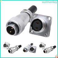 WU Upgrades Aviation Circular Connector Female Plug Secure Stable Aviation Connector TQ+Z Male+Famal