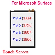 Touch Screen For Microsoft Surface Pro 4 1724 Pro 5 1796 Pro 6 1807 Pro 7 1866 Touch Screen Digitizer Front Glass Panel Replace