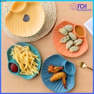 FCH wholesale Plastic shell plates for eating dumplings, household vinegar plates