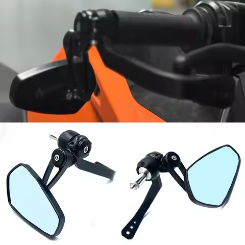 Streetfighter V4 V4S NEW Motorcycle Black Handlebar Bar End Mirrors / Brak and Clutch Protector for 