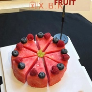 X.B.K Watermelon Cutter Cake Cutter Slicer Adjustable Round Mousse Ring Mold For Baking Cake 6-12 In