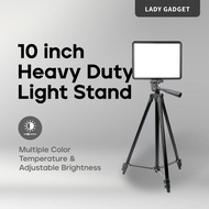 10 Inch Heavy Duty Light Stand, Adjustable Tripod Stand With 1.1 Meter BracketFor Photo Studio Speed