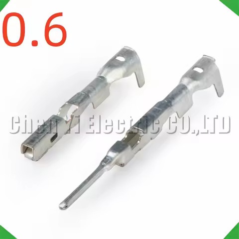 50 Pcs 0.6 mm Male or Female wire Crimp Pins For TP101-00100 TP105-00100 Sheath Automotive Connector