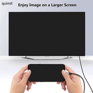 QUIM USB C To HDTV Adapter 4K30hz 4K60hz 8K60hz Video Converter External Power HDTV Adapter For Tabl