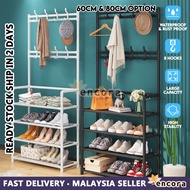 Encora Large Capacity Shoe Rack Shoe Rack With Hanging Area Shoe Shelf Rak Kasut Almari Kasut Bertingkat 鞋架