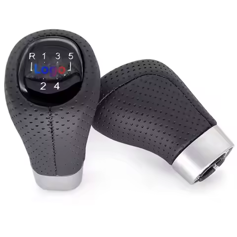 5/6 Speed Car Gear Shift Knob Head Leather Shifter HandBall for BMW Series 1,3 E81E82 E90 E91 E92 Ge