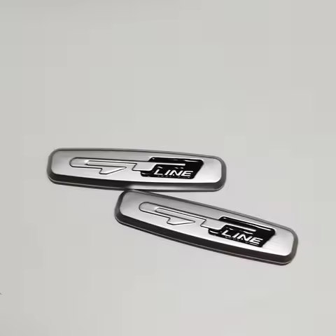2pcs/lot K5 GT Line Emblems Sticker Car Seat Sticker For KIA Stinger Sportage CARNIVAL Rio Ceed Opti