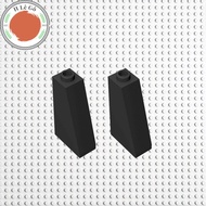 Combo of 2 black 75 degree diagonal tiles 1x2x3