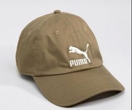 【二手正品】Puma 棒球帽 老帽 軍綠色