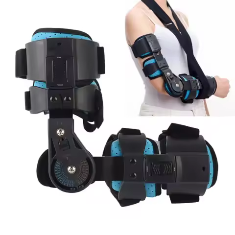 Hinged ROM Elbow Brace Adjustable Elbow Brace OP Rear Elbow Brace Arm Injury Recovery Lightweight Br