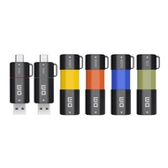 DM PD239 2-in-1 USB 3.2 Flash Drive with Type-C & USB-A OTG Support Memory Stick