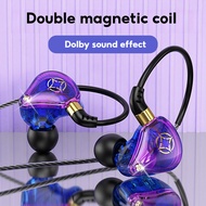 Gaming headphones In-ear motion monitoring Wired headphones Bass sports headphones Sweat-proof runni