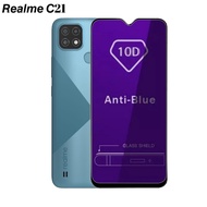 Realme C21 Realme C21Y Tempered Glass Blue Light Full Cover Anti-Radiation/