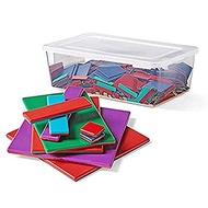 hand2mind Plastic Algebra Tiles Class Set, Algebra Manipulatives, Algebra Tiles X and Y, Linear Alge