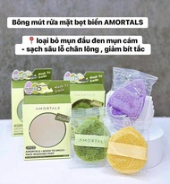 Set 3 Mút Bông Rửa Mặt Bọt Biển Giúp Làm Sạch Sâu Amortals