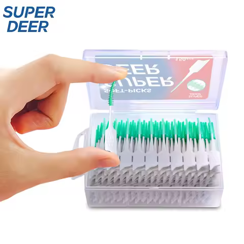 150Pcs Dental Floss Stick Tooth Cleaning Interdental Brush Dental Floss Pick Oral Hygiene Care Ultra