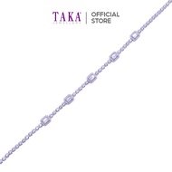 TAKA Jewellery Emerald Shape Lab Grown Diamond Bracelet 10K