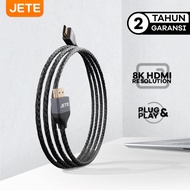 [RG] Jete HDMI To HDMI Cable JETE X8 2 Meters - 200cm Usb Converter - 2 Years Warranty