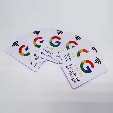 Google Review NFC Card Increase Your Reviews PVC Material Standard Card Size Google Tap To review Ca