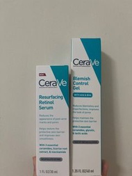 CeraVe Blemish gel & Retinol serum套裝