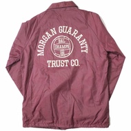 DAVID PEYSER American-made 80s Cynthia Nylon COACH Jacket, Size S, Bordeaux, Made in USA, Corporate 
