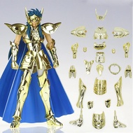 รุ่น CS Saint Seiya ผ้าตำนานอดีต Aquarius Camus กับ Hyoga Cygnus หัวอัศวินของราศีอะนิเมะตุ๊กตาขยับแขนขาได้อุปกรณ์