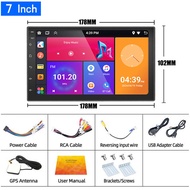 【กล้องถอยหลังฟรี】 จอแอนดรอย7นิ้ว จอ android ติดรถยนต์ 7 นิว จอแอนดรอย เครื่องเสียงติดรถยนต์ ดู Netfl