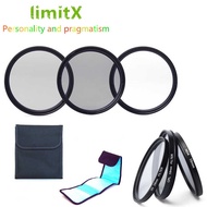 8D Accessories 3 43Mm CPL Nd4 Filter Kit & Case For Leica D-8 D- Typ109 Dmc-Lx100 Lx100 II Lx100m2