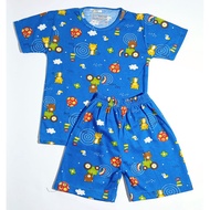NEWEST SHORT-SLEEVED CHILDREN'S SUITS 2025 BASIC KOREAN STYLE AGES 1 - 8 YEARS COOL MATERIAL PREMIUM