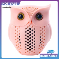 COOD Mini Portable Bluetooth-compatible 50 Wireless Rechargeable Owl Shape Speaker Music Player