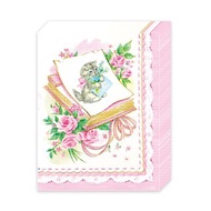 玫瑰貓記事本（粉紅色）