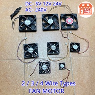 DC 5V 12V 24V 240v FAN MOTOR  Radiator Cooler Air Cooling Small Fan PCB Condenser Cooler AIR BLOWER 