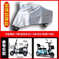 【TikTok】Elderly Scooter Car Cover Electric Tricycle Rain Cover Thickened Motorcylce Jacket Poncho Waterproof and Dustpro