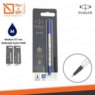 Parker ไส้ปากกาโรลเลอร์บอล ป๊ากเกอร์ หัว M 0.7 มม. หมึกดำน้ำเงิน ของแท้ 100% ไส้ปากกาParker ไส้ปากกา parker แท้ - Parker Rollerball Quink Refill Medium Point (M 0.7 mm) Black  Blue Ink [ปากกาสลักชื่อ ของขวัญ Pen&amp;Gift Premium]