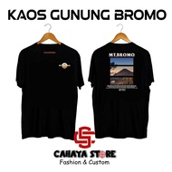 (Bromo Mountain) - Tshirt Climber - Kaos Gunung Bromo - Kaos Hiking Bromo - Tshirt Gunung Bromo Adve