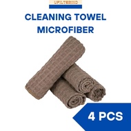 Barista/Resto Microfiber High Absorbent Cleaning Cloth 30cm x 30cm - 4 PCS Barista Cloth