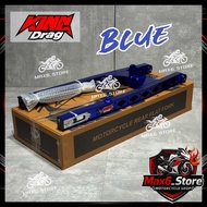 King Drag Y15ZR Y16ZR SWING ARM CNC ALLOY HEAVY DUTY THAI DESIGN +2 INCH ARM PANJANG Y15 Y16 EXCITER