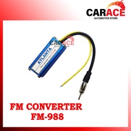 ATLANTA FM-988 | 3 in 1 Car Auto Stereo Antenna FM Radio Band Frequency Converter | Car FM Converter