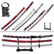 Forgemith Bamboo Anime Cosplay Swords：Roronoa Zoro/Kitetsu/Yama Enma/Trafalgar Law/Kozuki Oden/Edwar