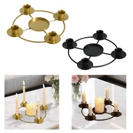 [szluzhen3gv] Advent Wreath  Iron Candlestick Home Decor Table Decoration European Advent Candle Hol