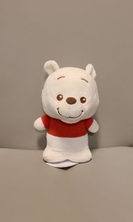 日本景品 Disney winnie the pooh 小熊維尼 粉彩白色 pale white moipon 公仔