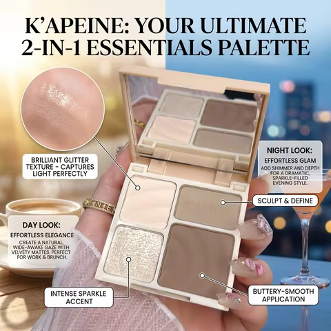 5g Capel Four-Color Highlight Matte Face Lift One-Plate Shadow Nose Shadow Light Natural 3D Eye Make