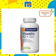 [MPLUS] VITAHEALTH Vitamins K2 + D3 90S