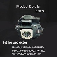 ELPLP78 V13H010L78 Projector Lamp with Housing or Bare Bulb for Epson Powerlite X21 X24+ X27 VS230 V
